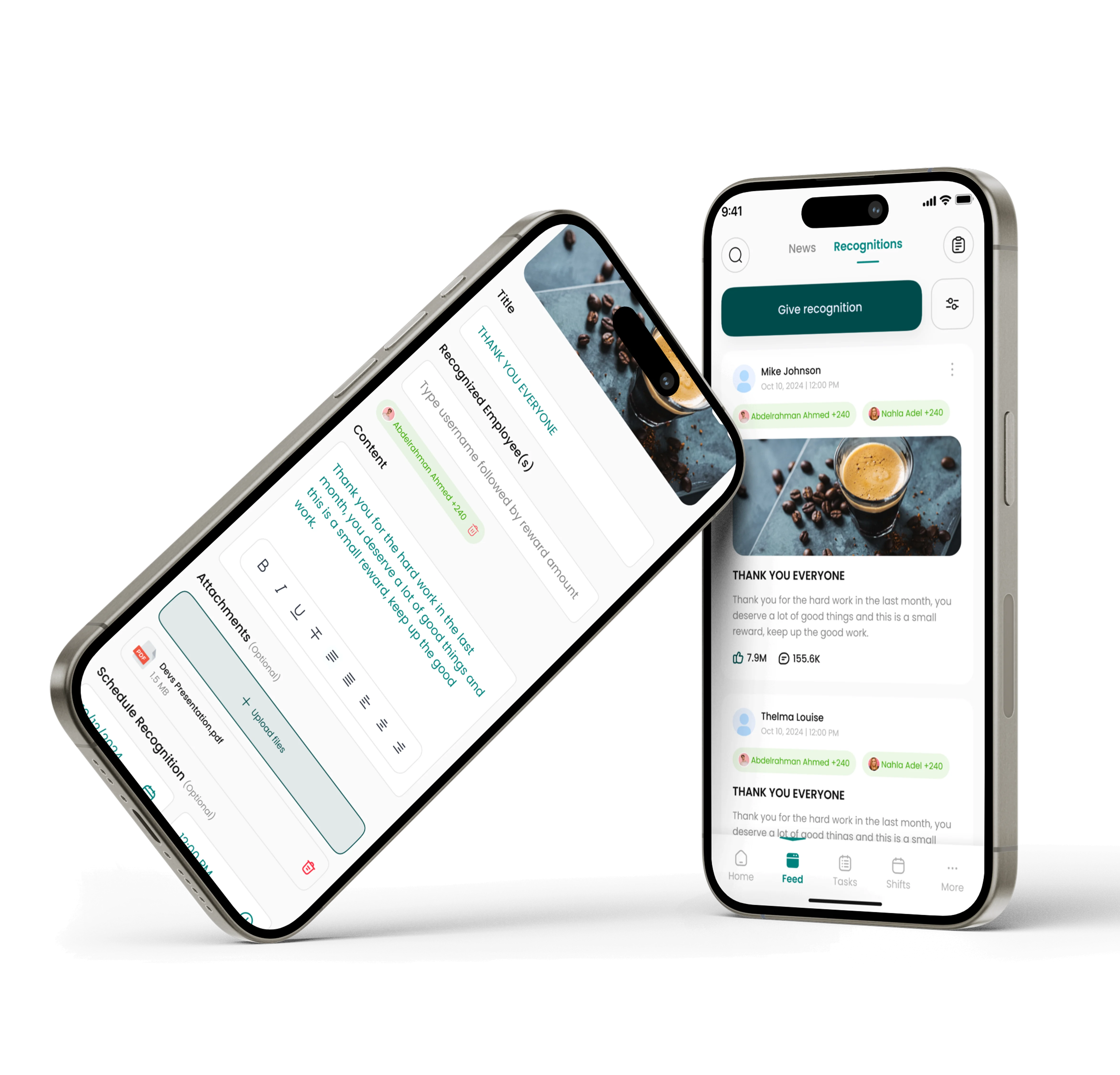 Turn wins into company energy.